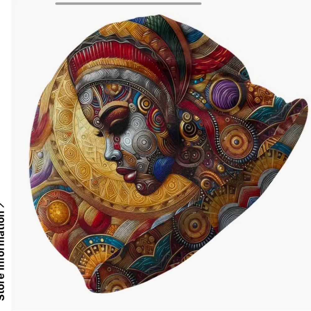 Colorful Abstract Hat Ethnic Beanie Caps For Men/Women African Inspired
NWT